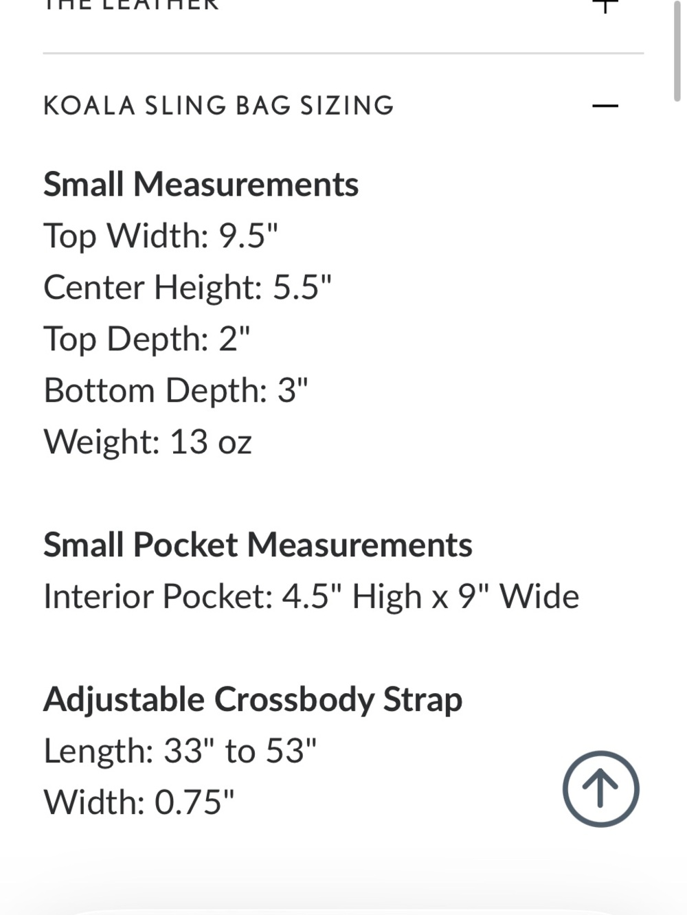 Koala Sling Bag — Small- Nutmeg NWT - Picture 2 of 4